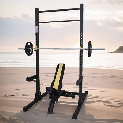 Multi-Functional Home Gym Weight Bench and Squat Rack